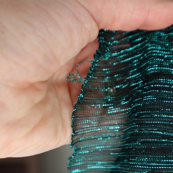 Sparkly Green Rachel Zoe Dress size XS - Picture 5 of 6